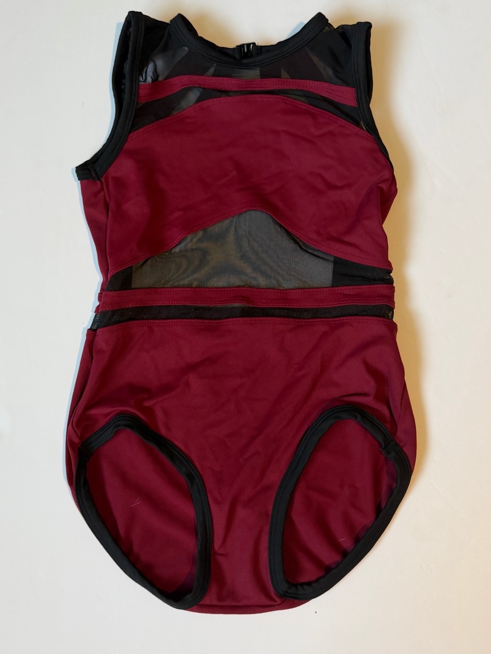 Five dancewear petite adult maroon leotard